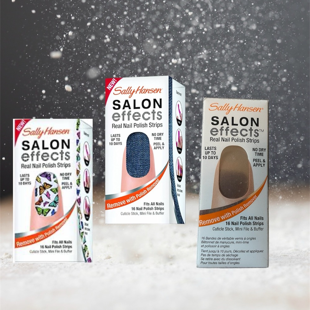 Brand new Sally Hansen Salon Effects 💅 (set of 3)